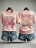 Women's Rip Dolly Parton Print T-Shirt