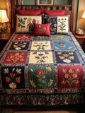 Wildflower Rows 3-Piece Quilted Bedding Set