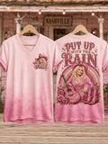Women's Printed T‐shirt, Tribute to Country Music Legend Dolly Parton