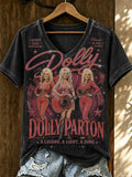 Women's Dolly Parton Tribute Print T‐Shirt
