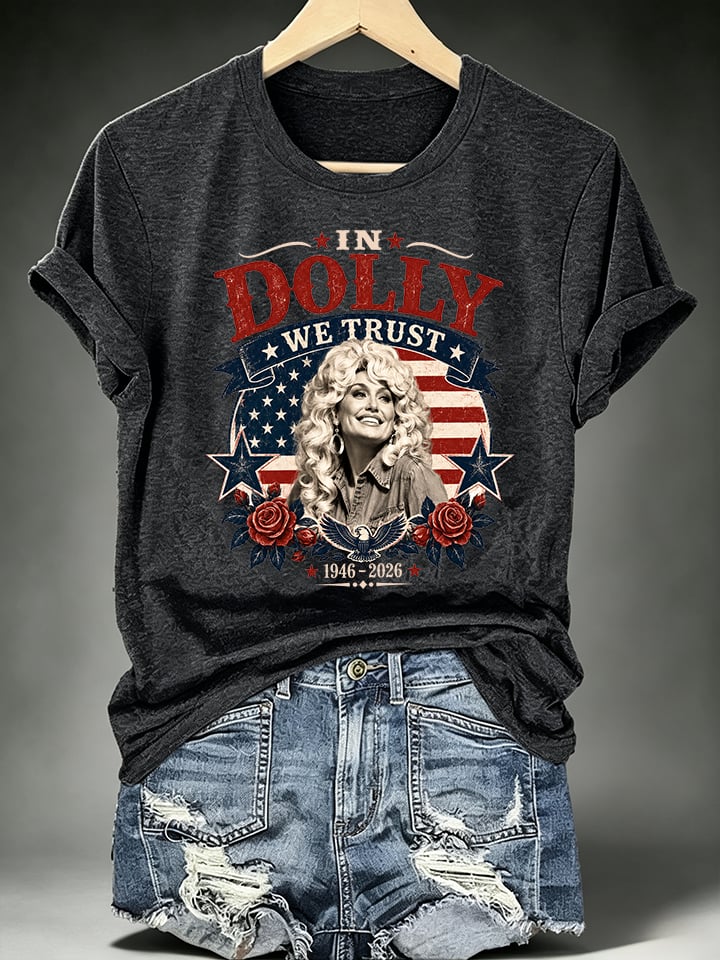 Women's Vintage Country Music Tribute Parton Tour T-Shirt