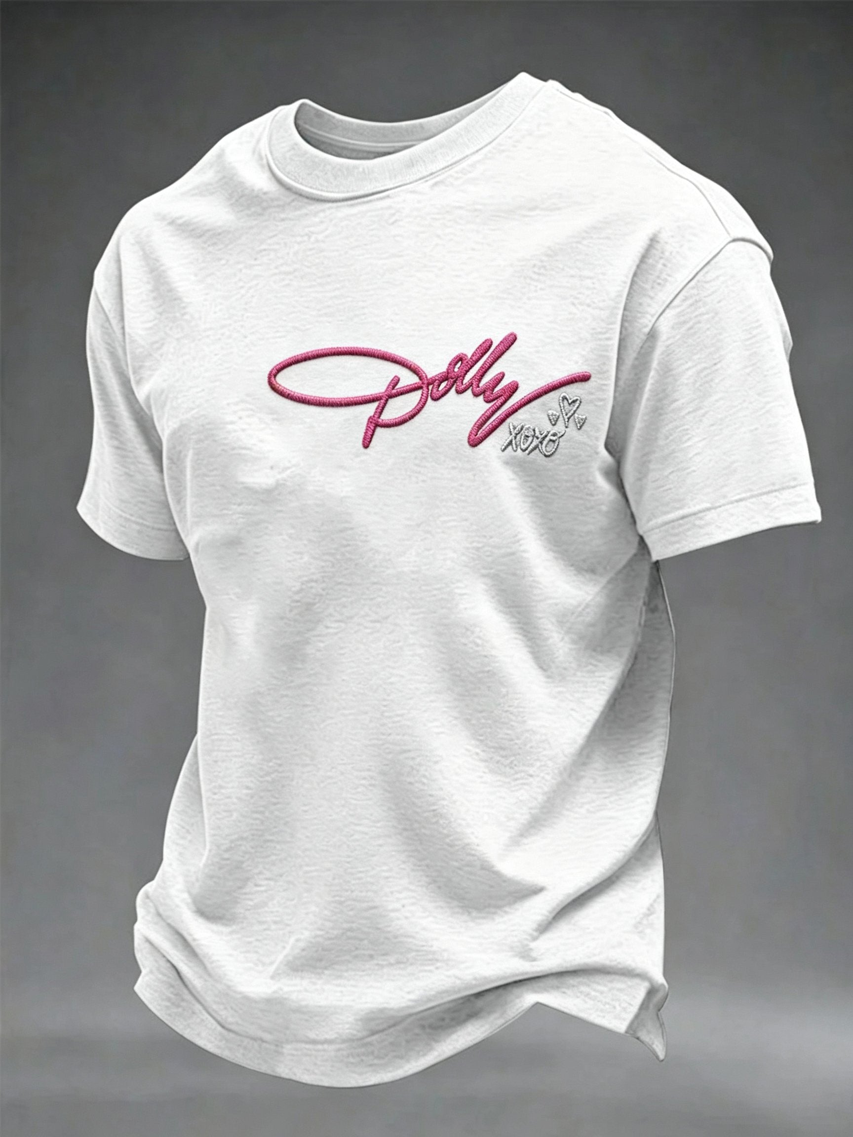 Men's Country Music Legend Tribute Print Round Neck T-shirt