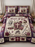 Armor Of God 3-Piece Quilted Bedding Set