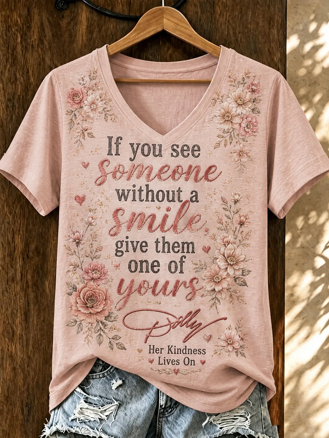 Women's Dolly Parton Tribute Print T‐Shirt
