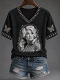 Women'S Raised On Dolly Print T-Shirt