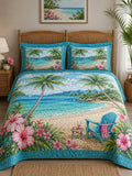 Shore Break 3-Piece  Quilted Bedding Set