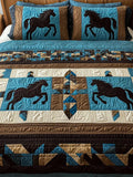 Midnight Horizon 3-Piece Quilted Bedding Set