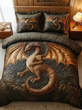 Eldritch Ember 3-Piece Quilted Bedding Set