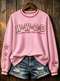 Women's Vintage-Style Country Music Singer Commemorative Graphic Top