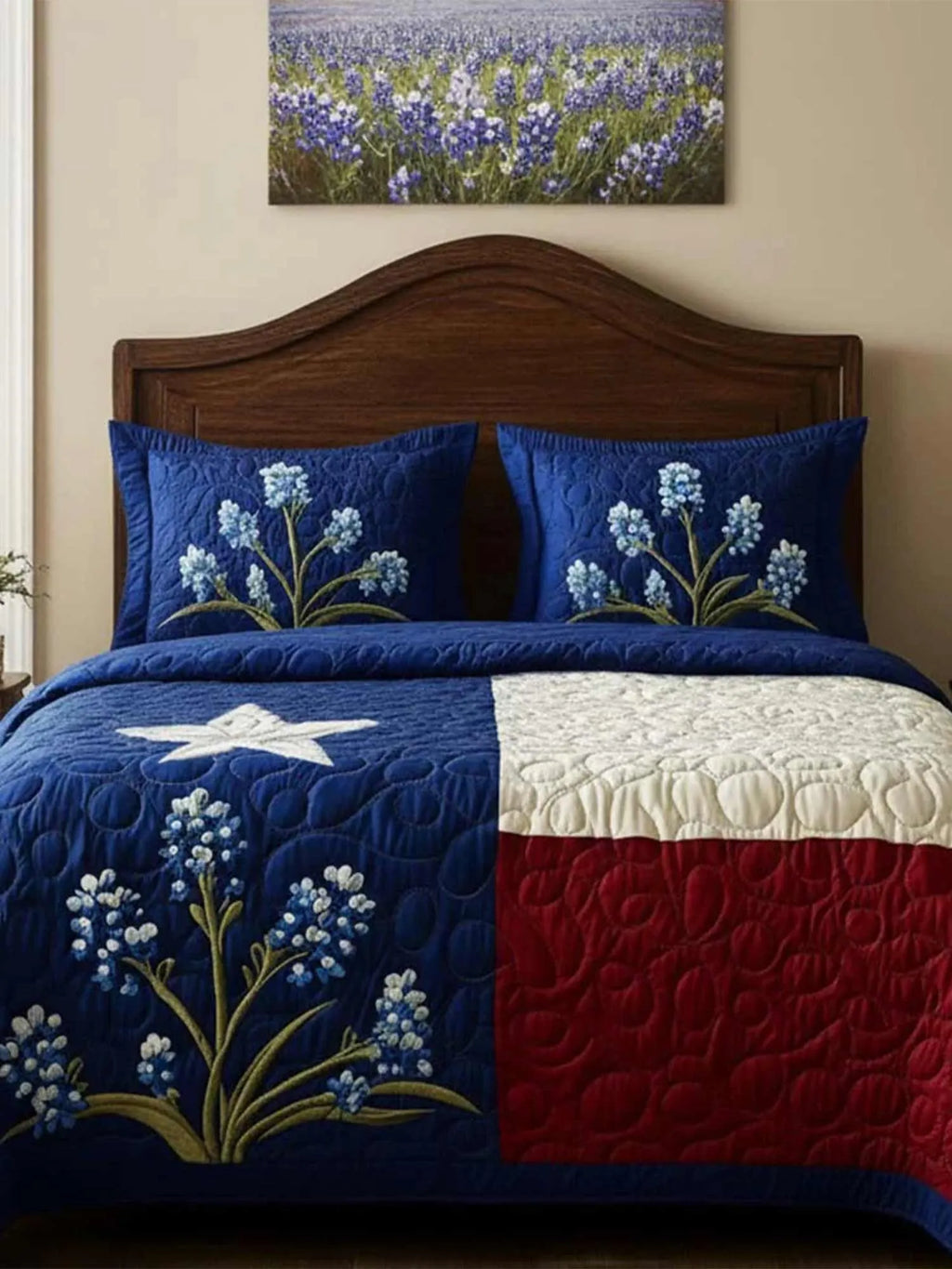 Texas Pride 3-Piece Quilted Bedding Set