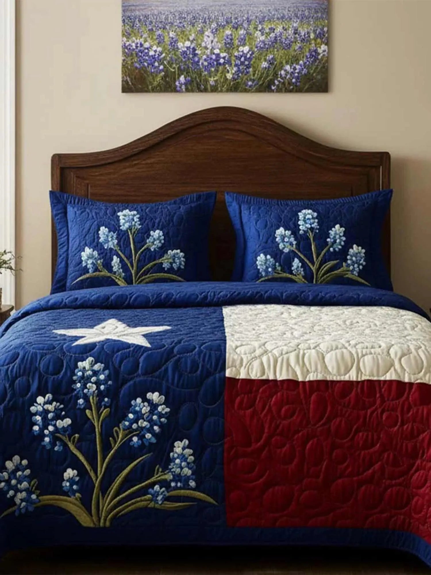 Texas Pride 3-Piece Quilted Bedding Set