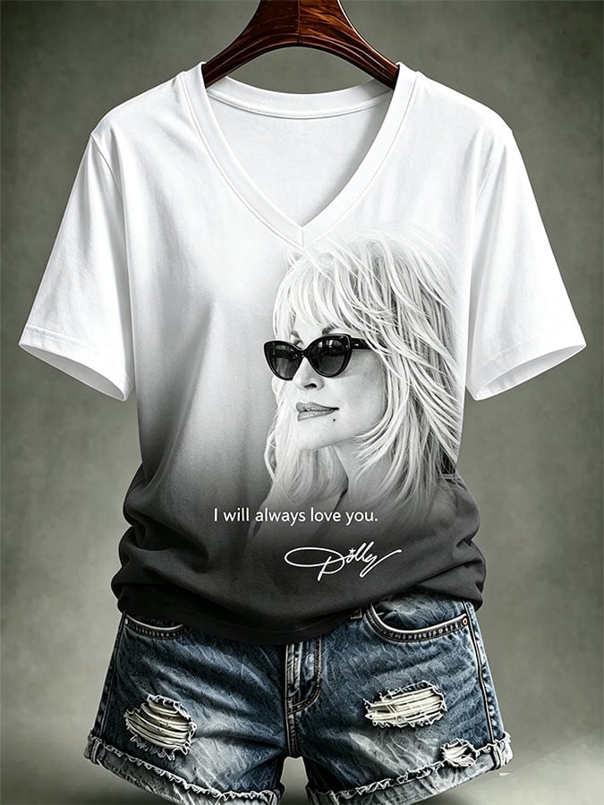 Women's Casual Print Short-Sleeve T-Shirt