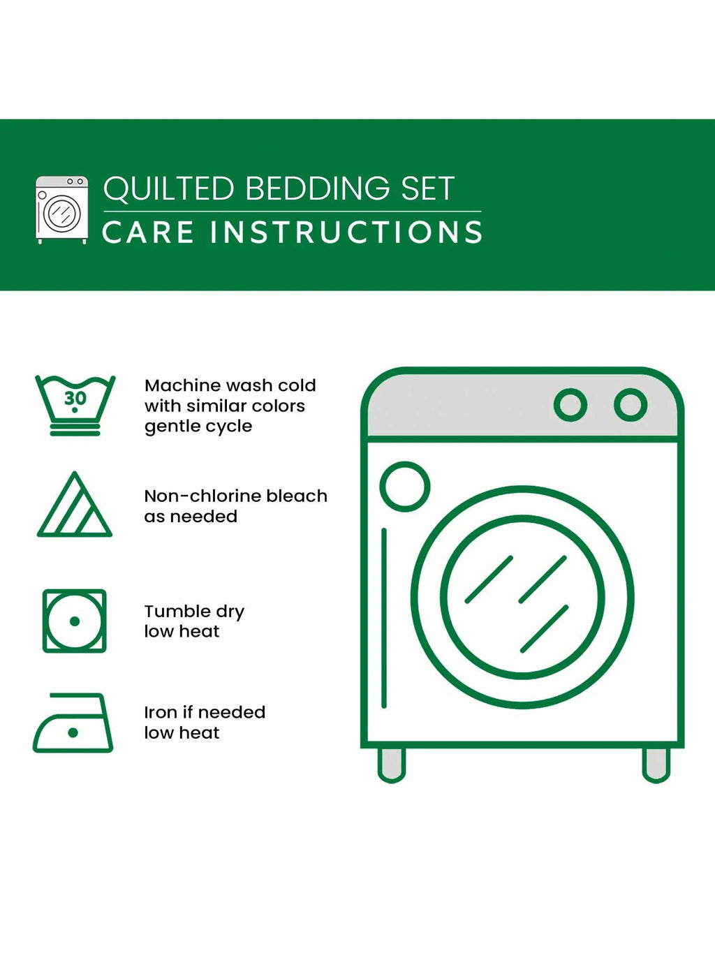 Americana 3-Piece Quilted Bedding Set