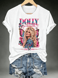 Women's Vintage Country Music Tribute Parton Tour T-Shirt