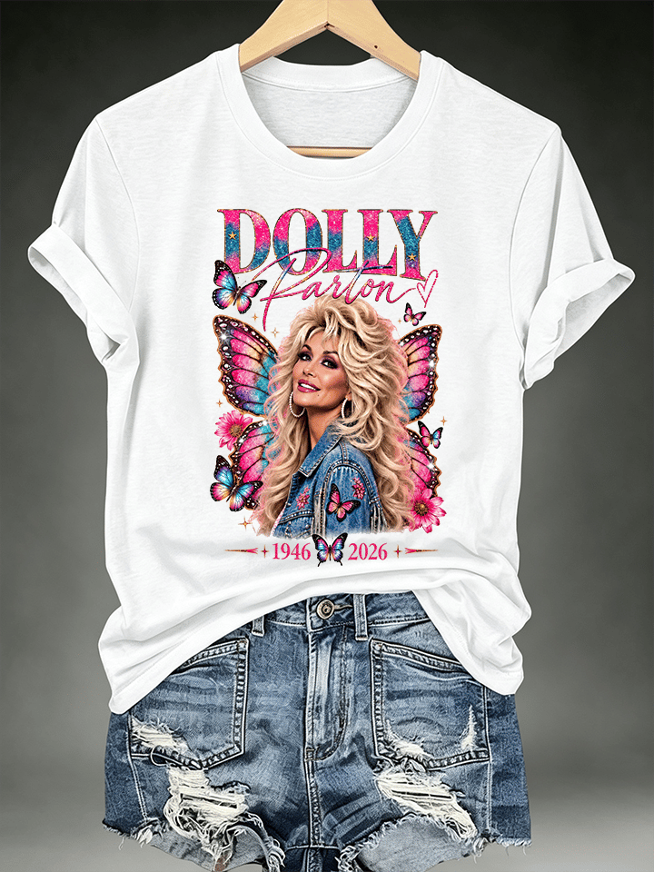 Women's Vintage Country Music Tribute Parton Tour T-Shirt