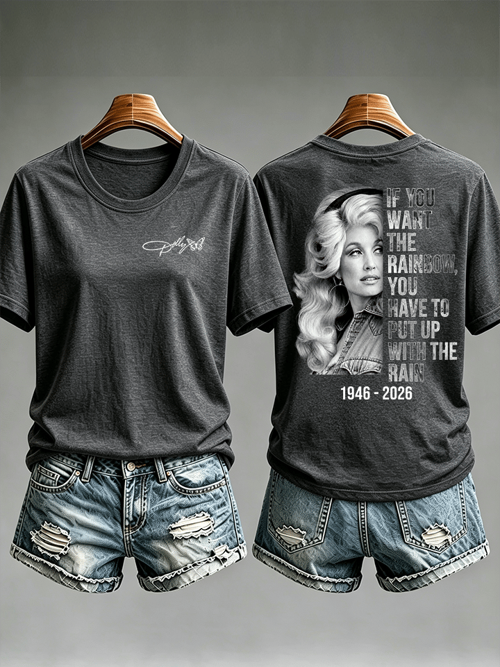 Women's  Vintage Signature Graphic Memorial Print T-Shirt