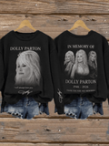 Women's "Forever Our Queen Of Country" Graphic Crewneck Sweatshirt